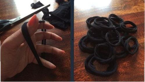 利用旧丝袜,创意手工生活新风尚