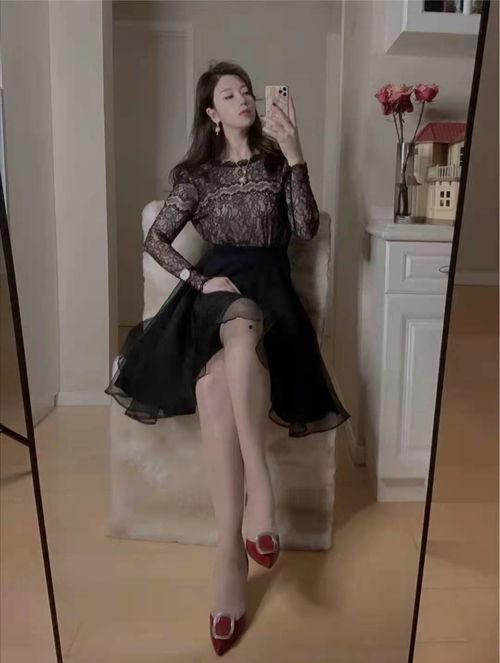 黑色蕾丝配丝袜番号,蕾丝与丝袜的性感邂逅